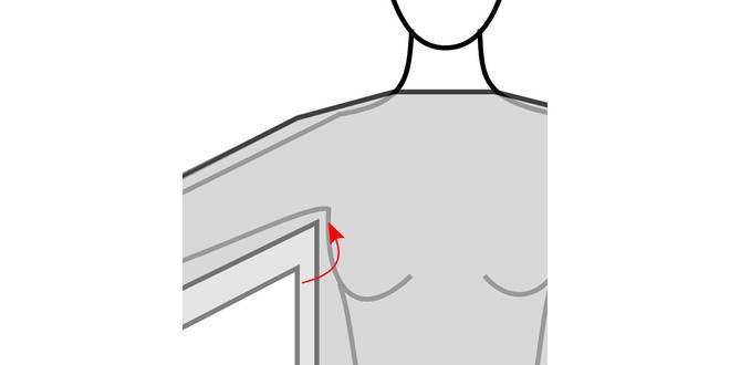 Änderst du die Weite vom Ärmel oder im Brustbereich ändert sich der Armausschnitt armloch stricken