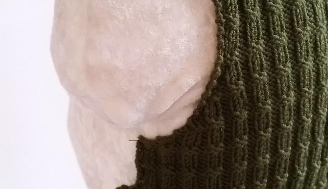 Armloch mit einer weichen Rundung nach der 5-Stufen-Methode  armloch stricken