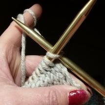 die links gestrickte Masche abheben oder stricken randmasche perfekt stricken