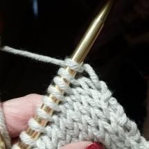 Letzte Masche der Reihe links gestrickt nach dem Wenden randmasche perfekt stricken